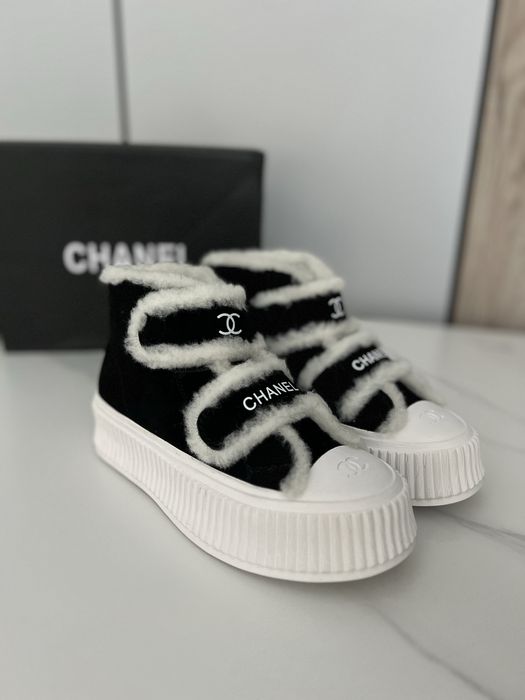 Зимові кеди черевики шанель chanel 38