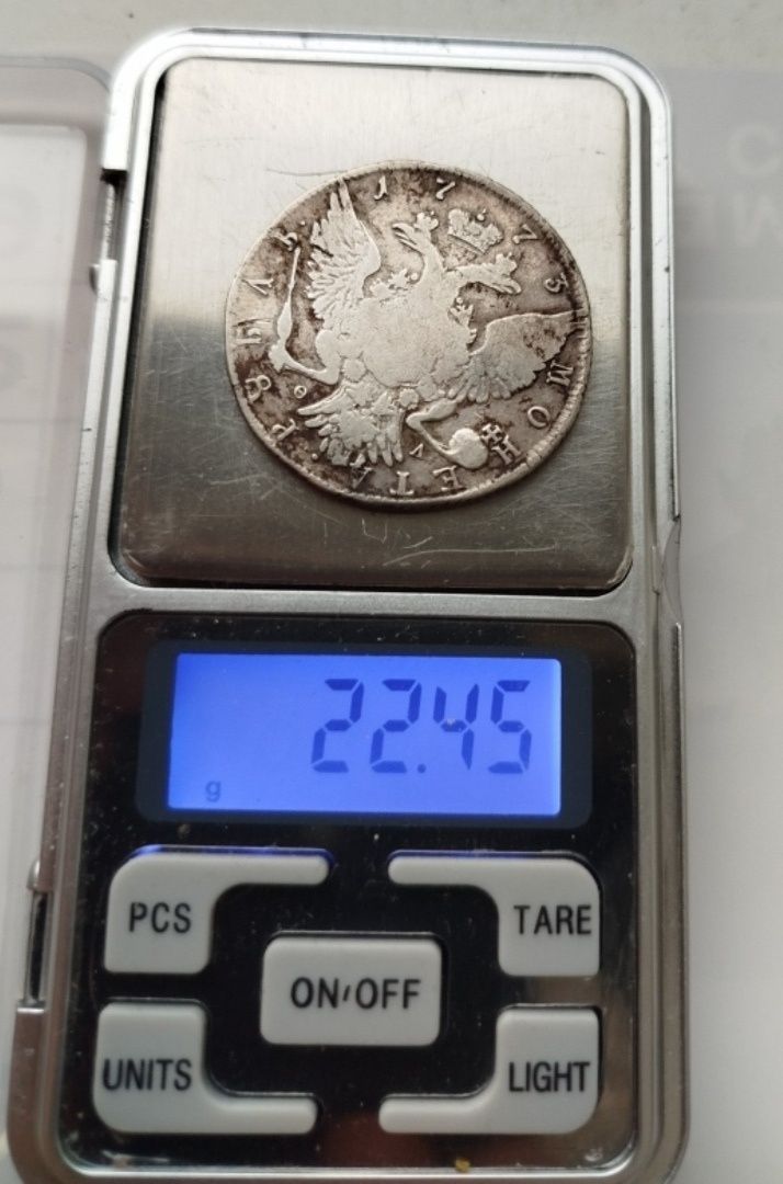 Рубль 1773,1775, 1782 г. Екатерина ll