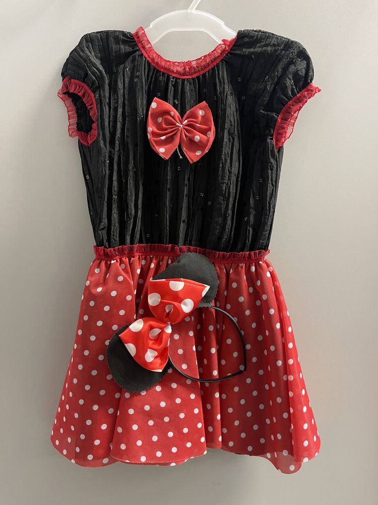 Strój MYSZKA MINNIE MINI MIKI rozmiar 122/128 kostium bal