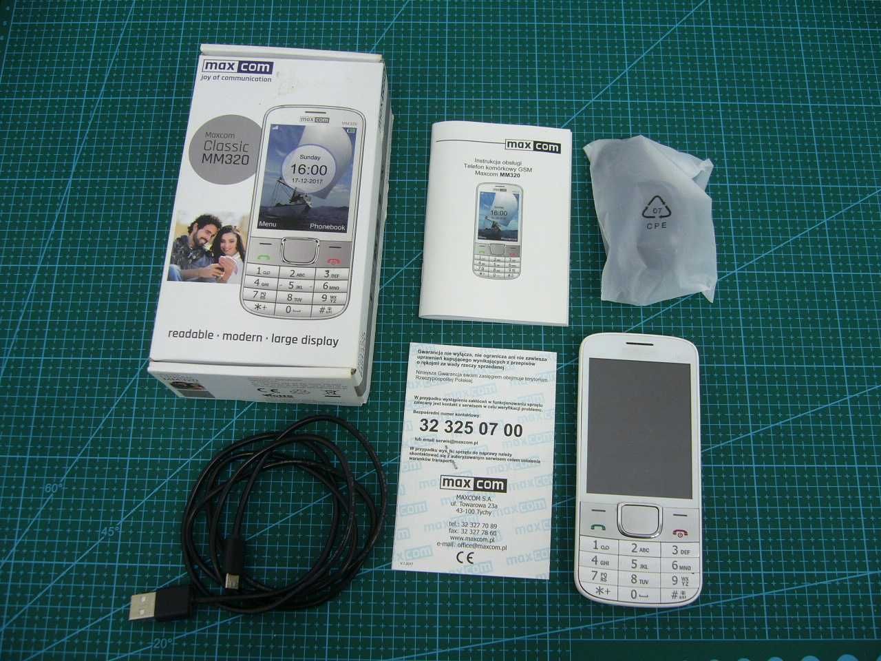 Telefon komórkowy MaxCom MM320
