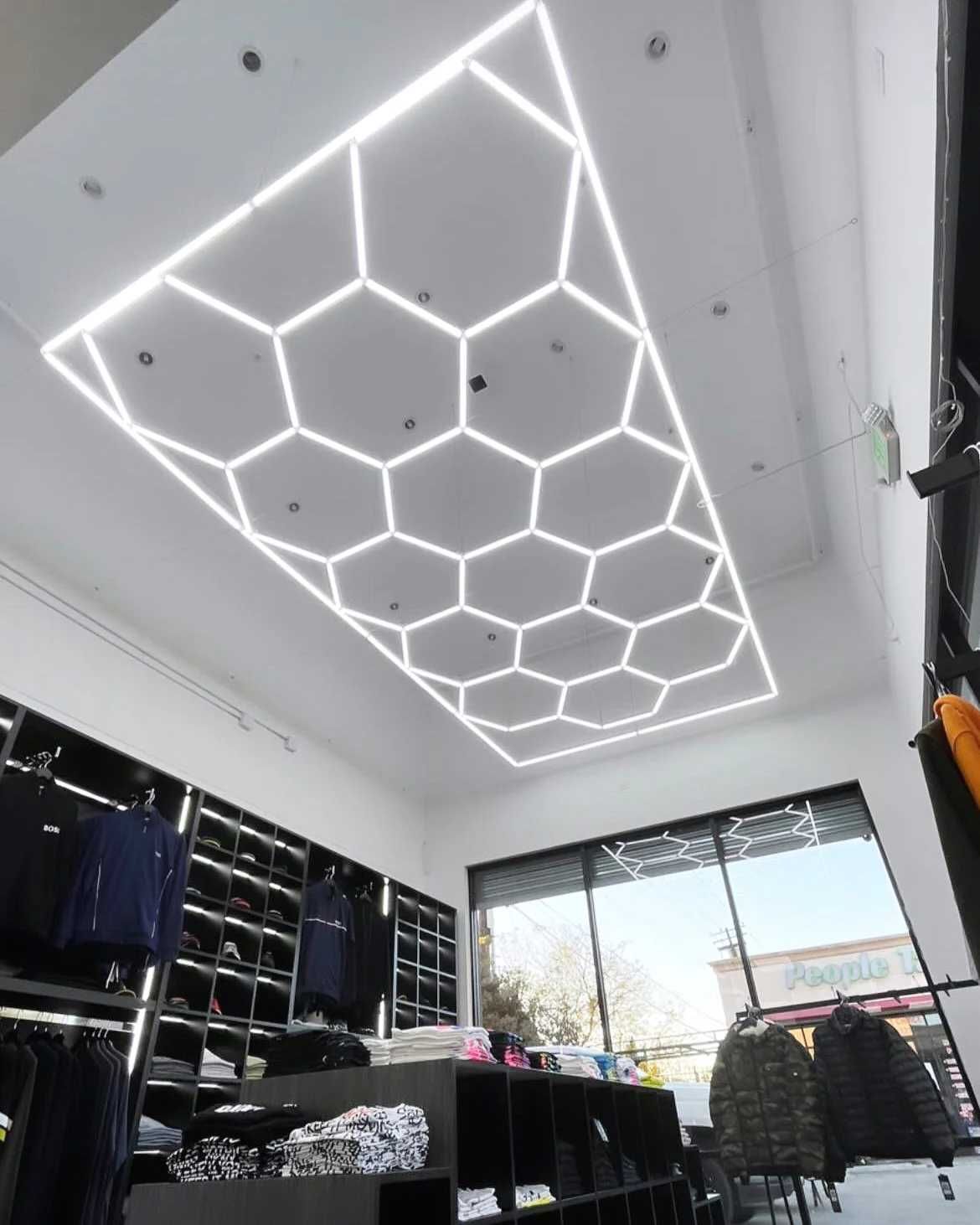 Oświetlenie Led Hexagon Dyskoteka Warsztat Garaż Dom Żarówka