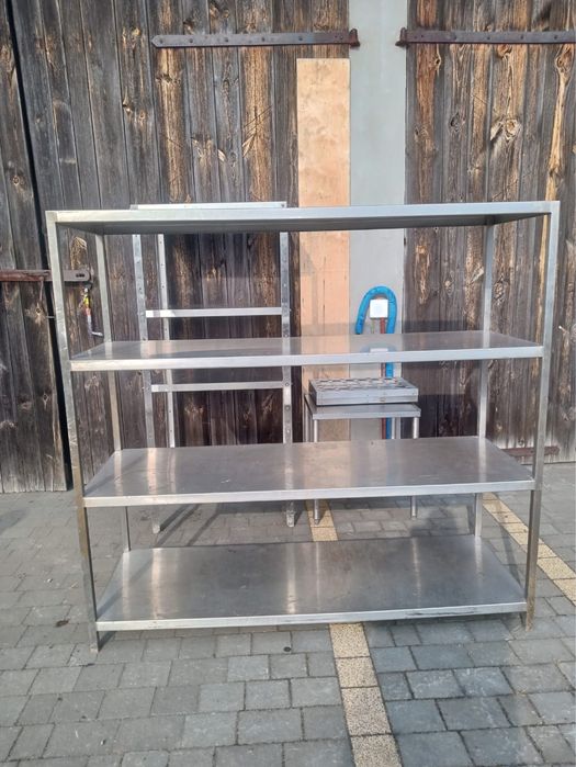 Stół Regał Gastronomiczny ze Stali Nierdzewnej