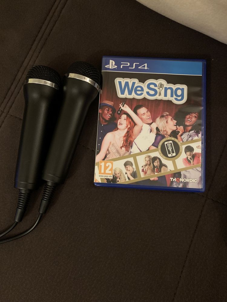 Jogo WeSing + microfones (Ps4)