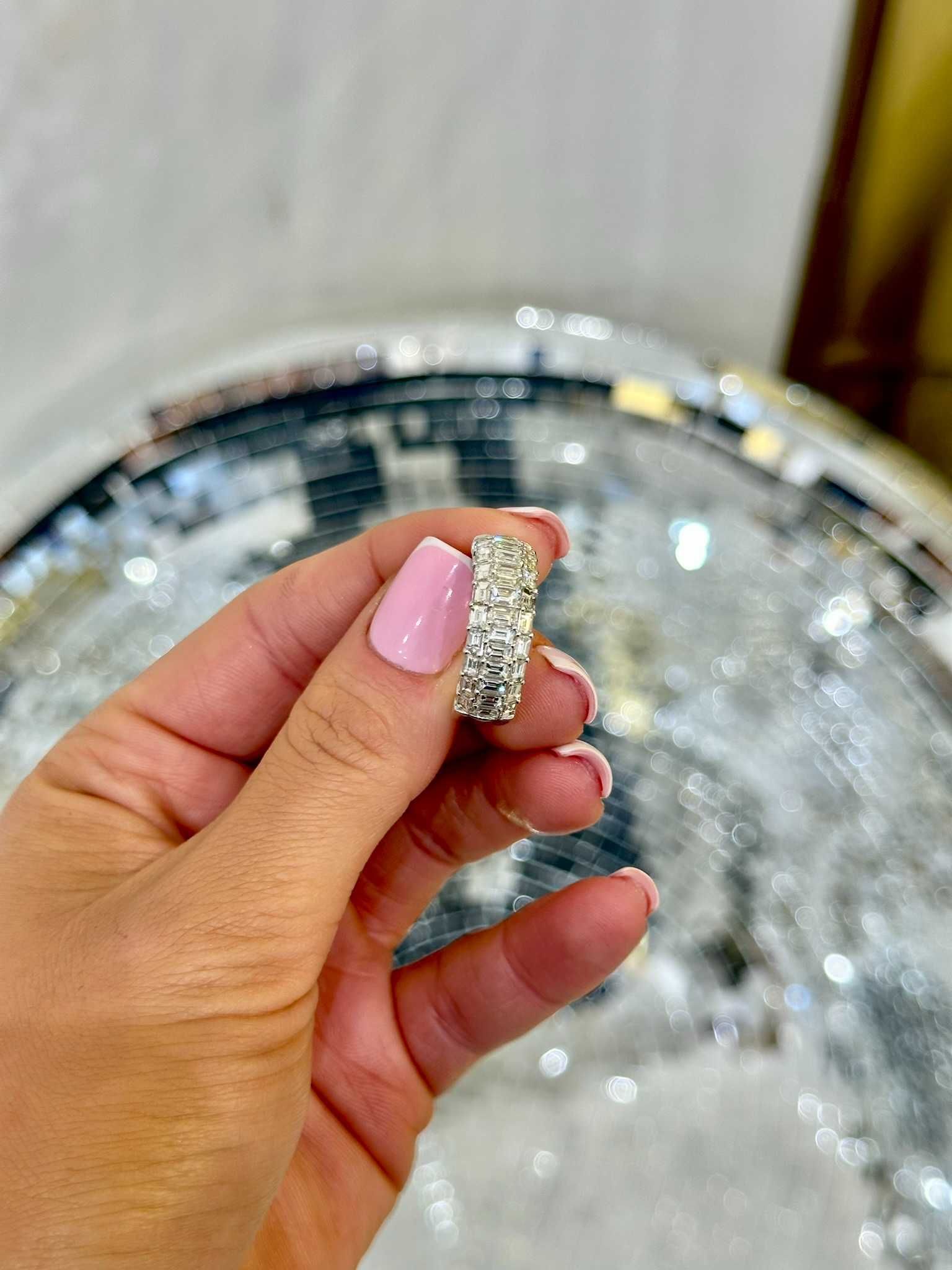 Pierścionek obrączka z diamentami naturalnymi 2.40 Ct