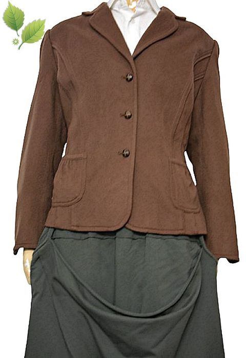 Elegancka wełniana kaszmirowa marynarka żakiet l xl 40 42