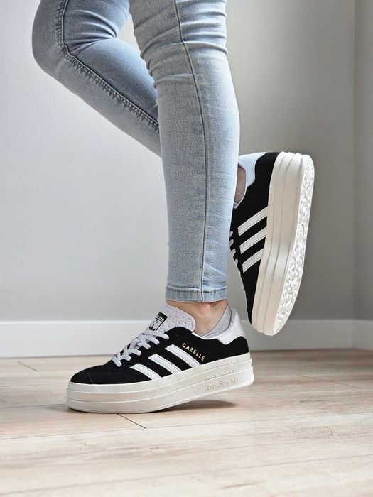 Кросівки Adidas Gazelle Bold Black premium