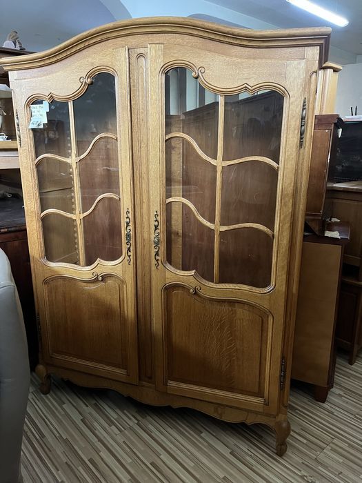 Witryna witrynka serwantka drewniana drewno Chippendale FV DOWÓZ