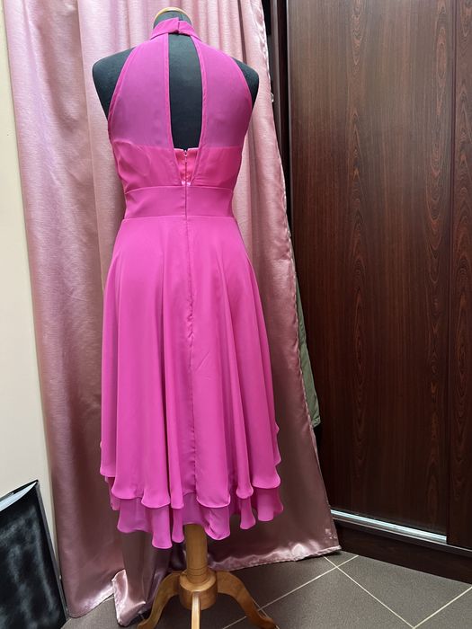 Piękna muślinowa ( szyfonowa)sukienka