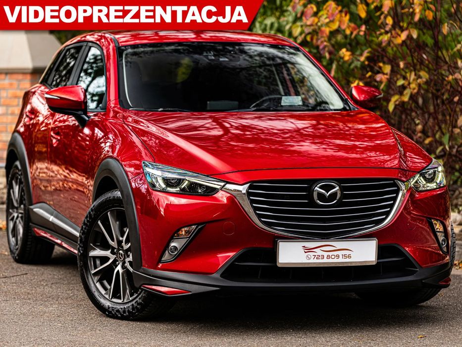Mazda CX-3 Maxx Opcja*FULL-LED*2.0 Benzyna(150 KM)NAPĘD 4x4*Piękny kolor*Jak NOWA