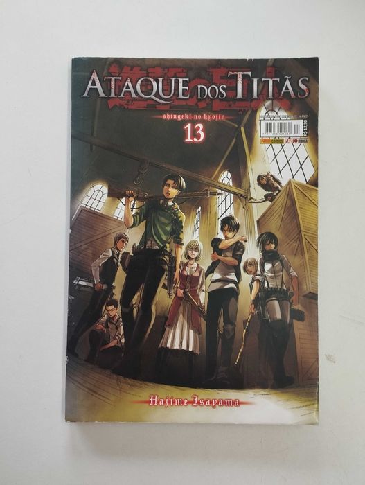 Manga Attack on Titan n°13 - Português (Brasil)