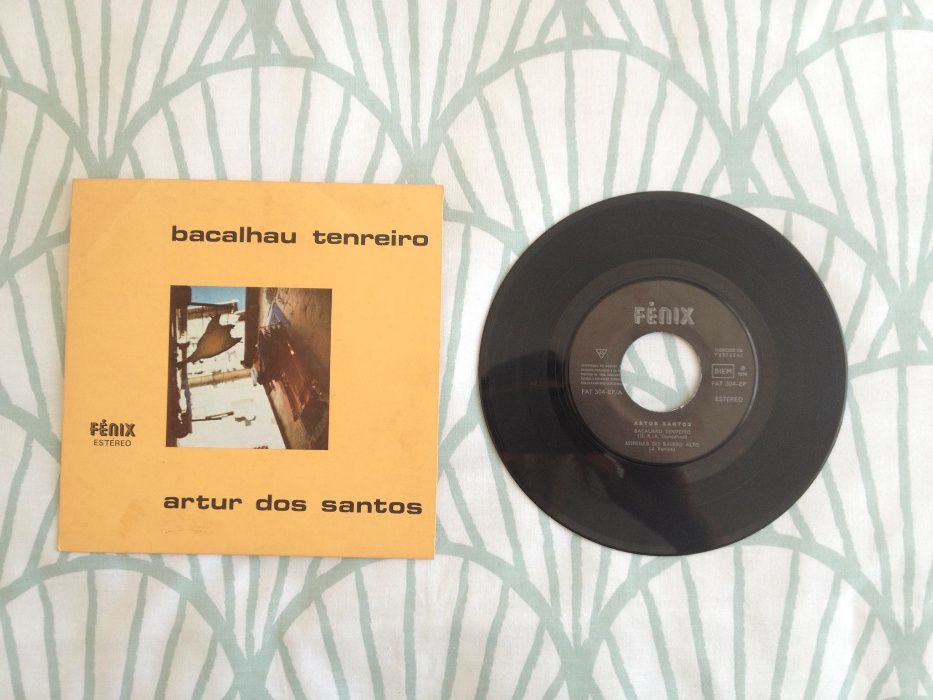 Disco vinil Artur Dos Santos ‎– Bacalhau Tenreiro