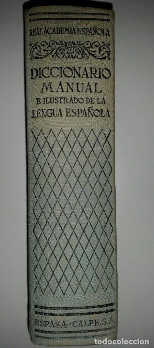 Livro MANUAL E Dicionário Ilustrado da Língua Espanhola 1950