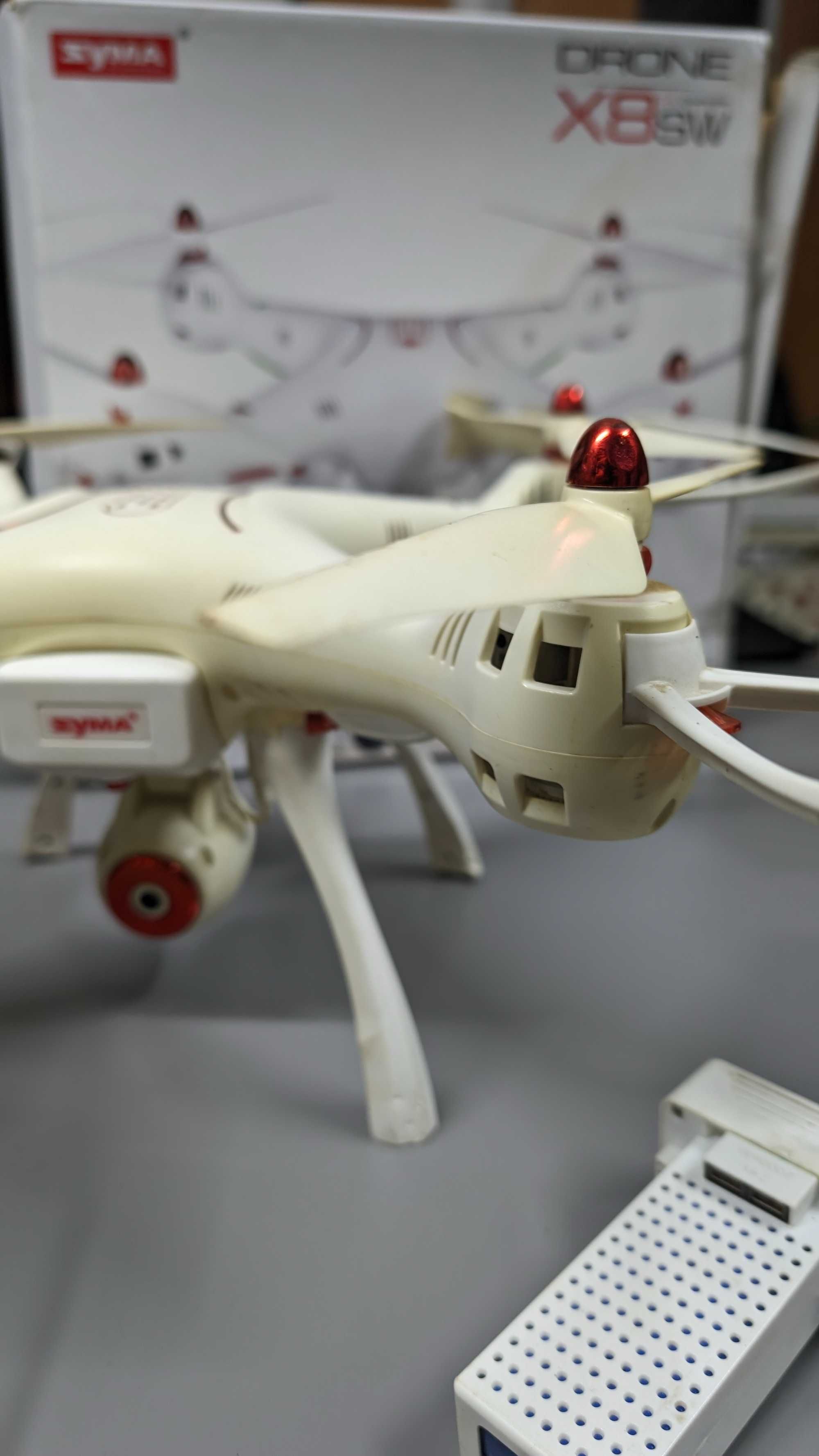 Drone Syma X8SW | Pouco Uso + 2 Baterias + Peças Extras | Câmera HD