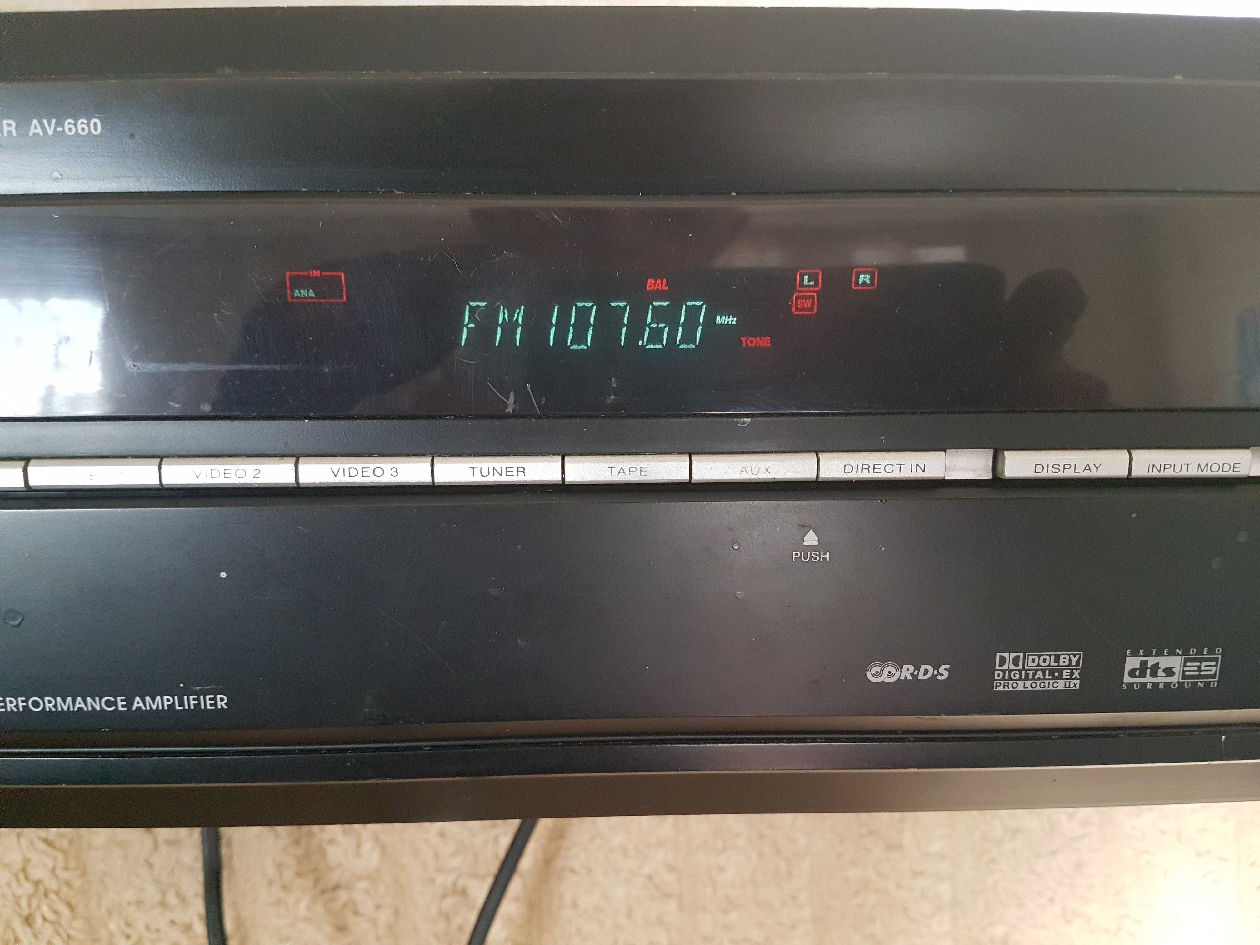 amplituner JVC-RX616RBK ( do naprawy lub na części  )