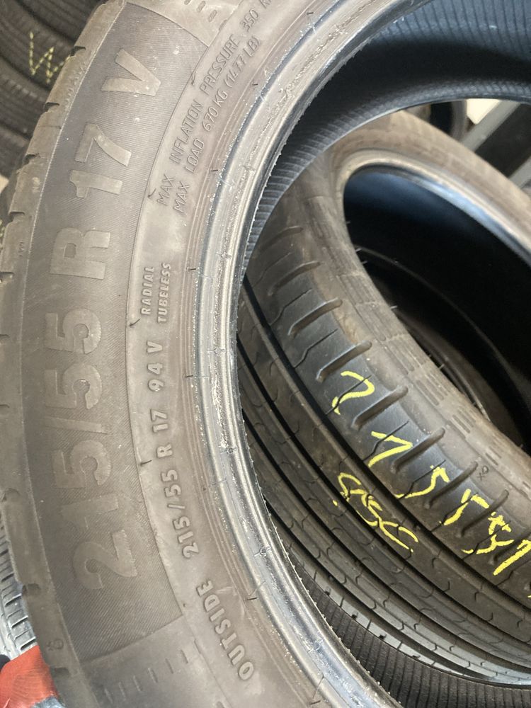 4x 215/55r17 Continental montaż 0zł szczecin