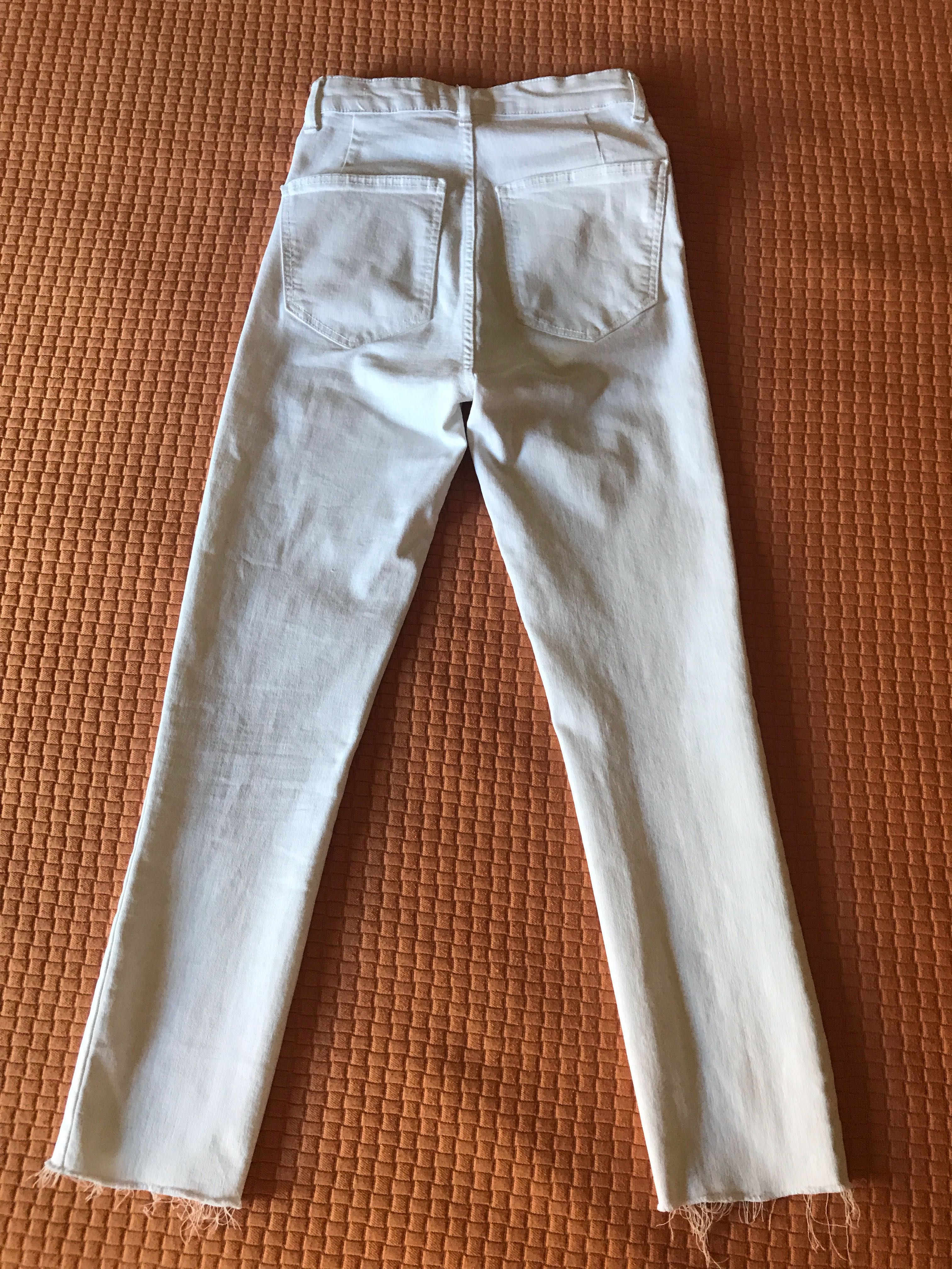 Calças brancas Skinny Jeans T.34 - Zara