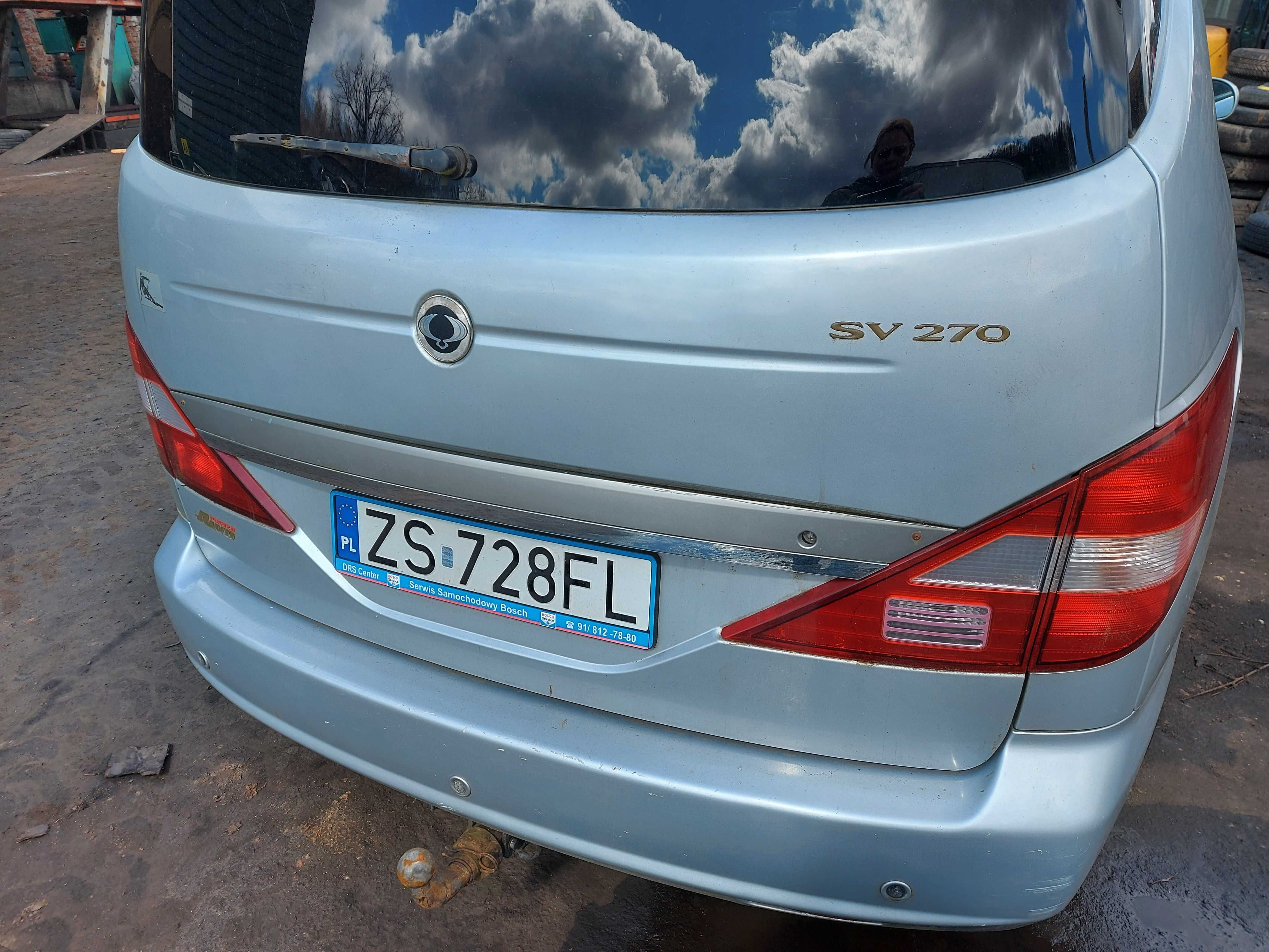 SsangYong Rodius SAF klapa tylna FV transport/dostawa