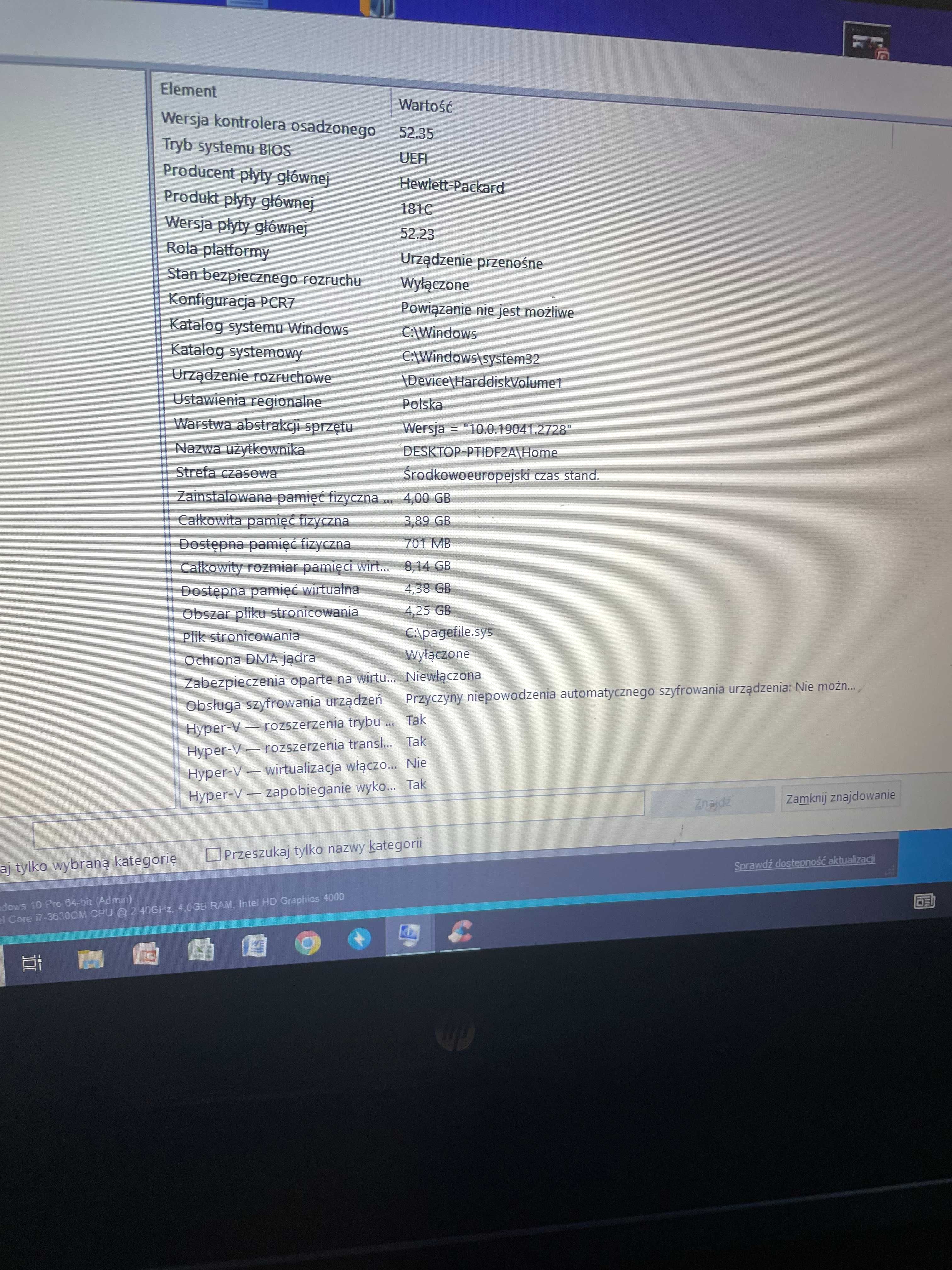 Sprzedam HP ENVY dv7 Notebook PC