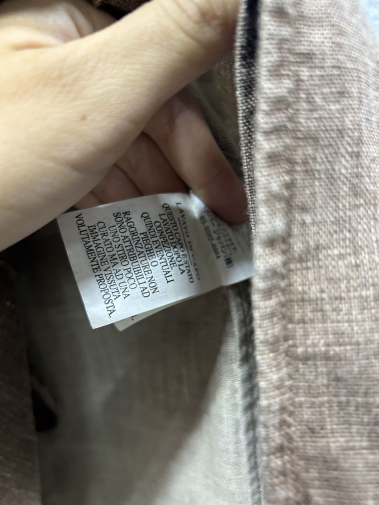 Піджак вітрівка Cerruti jeans 50 XL 100% льон блейзер