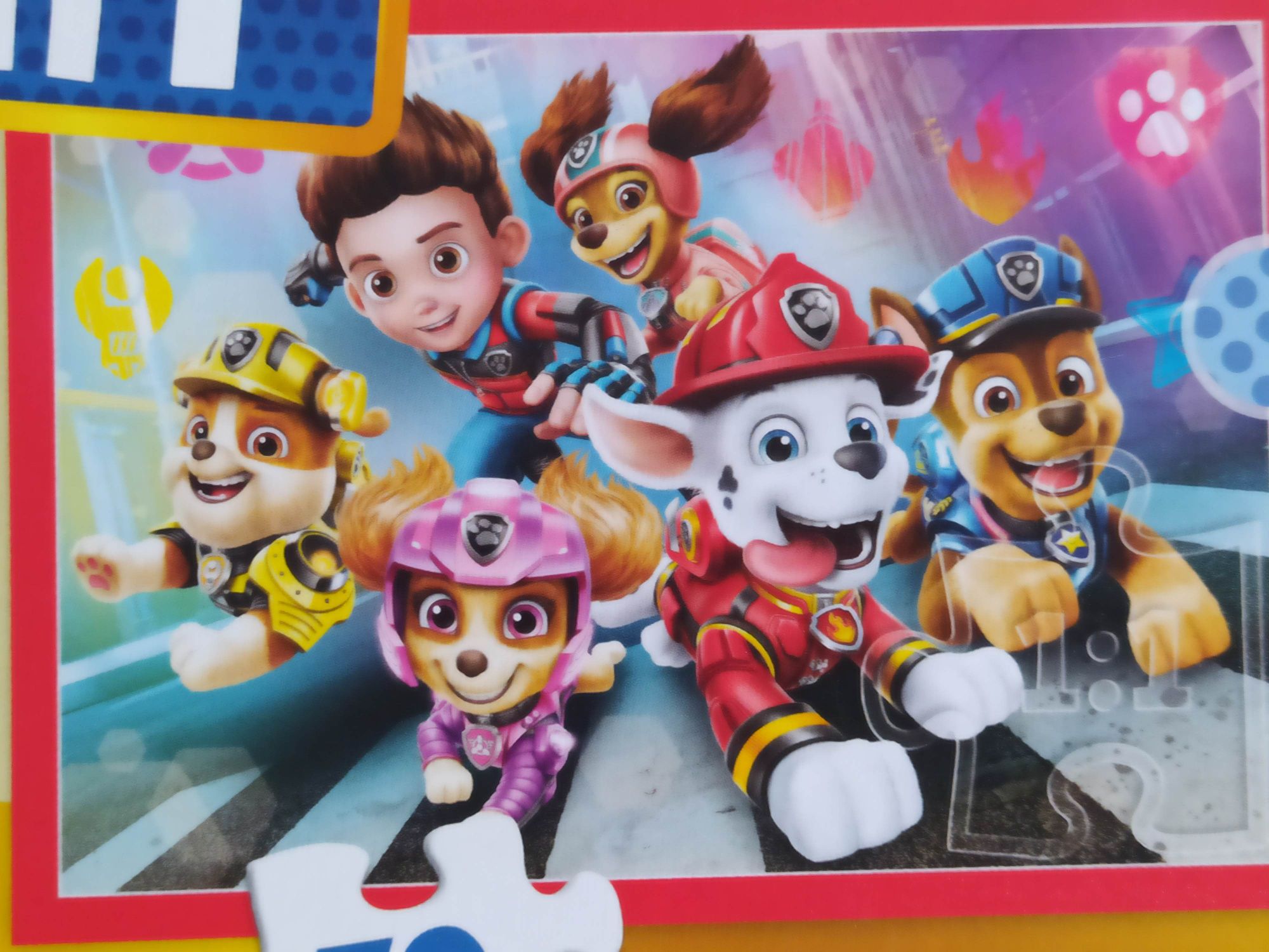 Psi Patrol puzzle 4 w 1 stan Bardzo Dobry