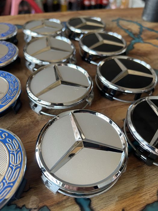 Ковпачки для дисків Mercedes-Benz 75мм.