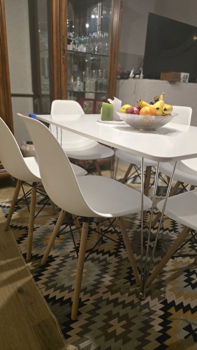 Обідній комплект стіл + 6 стільців з Юск