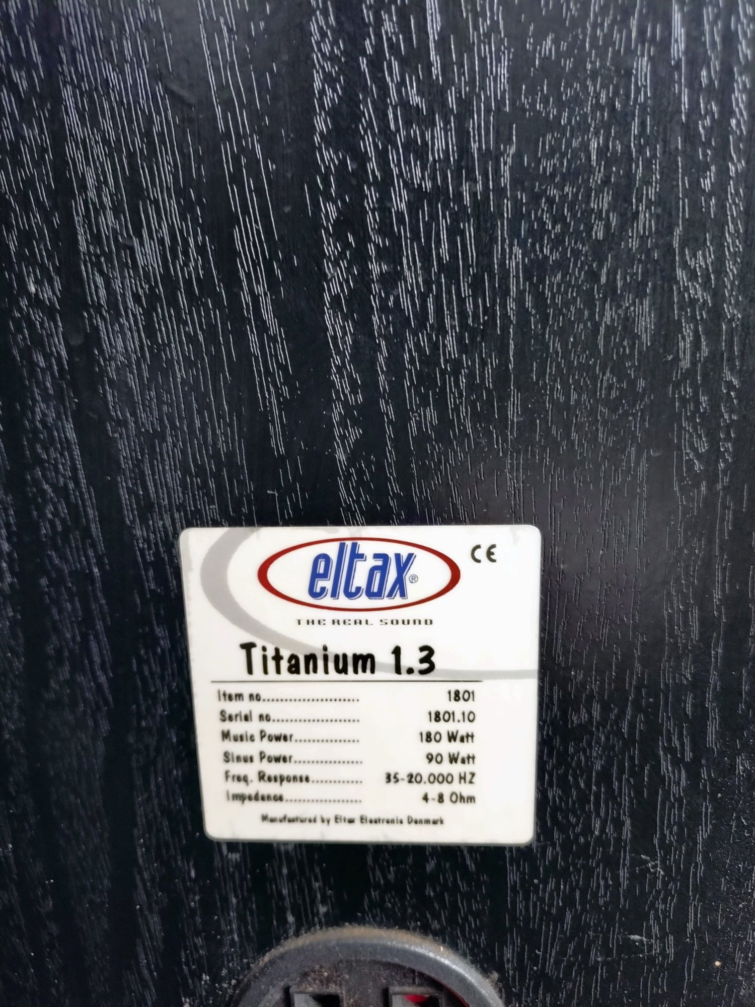 Kolumny Eltax Titanium 180W + centralna 100W