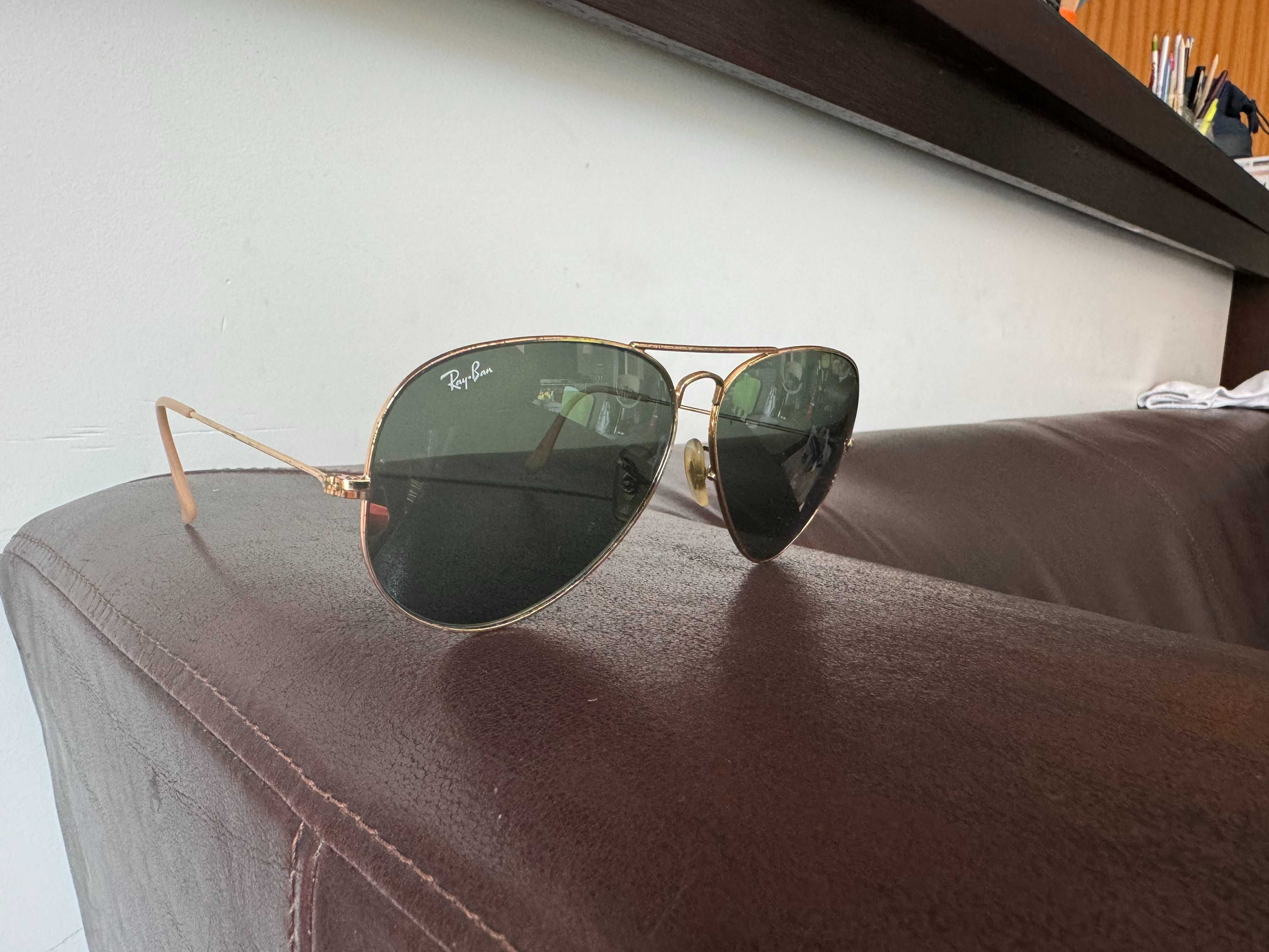 Ray Ban Aviator Verde Original