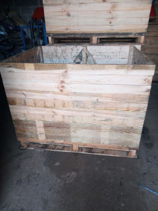 Zamienię skrzyniopalety tonówki na mniejsze.