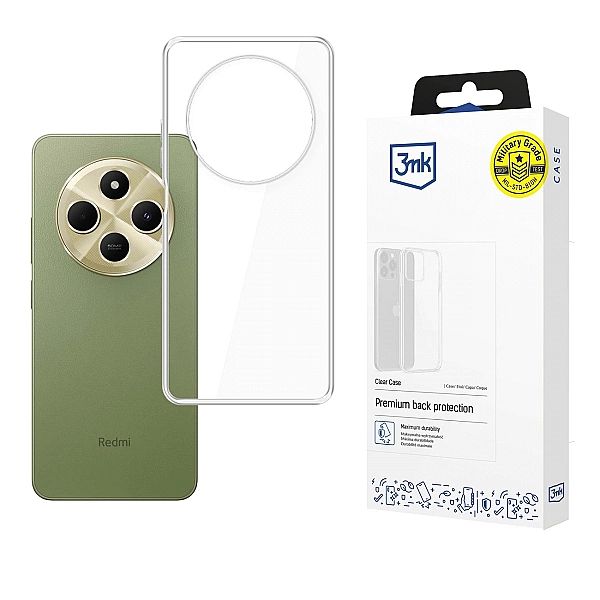 Etui 3mk Clear Case na Xiaomi Redmi 14C - przezroczyste