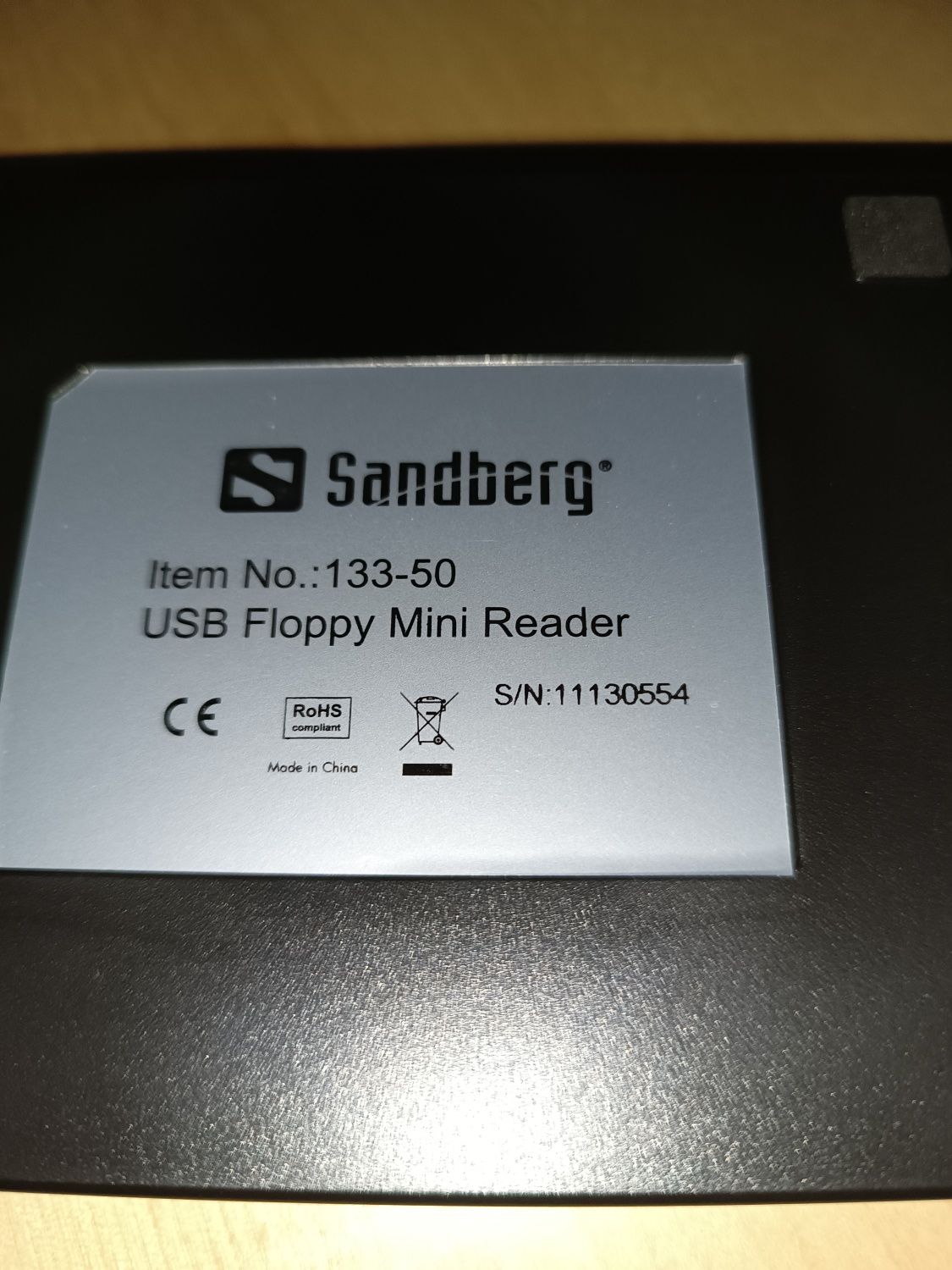 Sandberg Leitor de disquetes externo USB