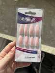 Press in nails Killys nude kremowe pazkoncie tipsy