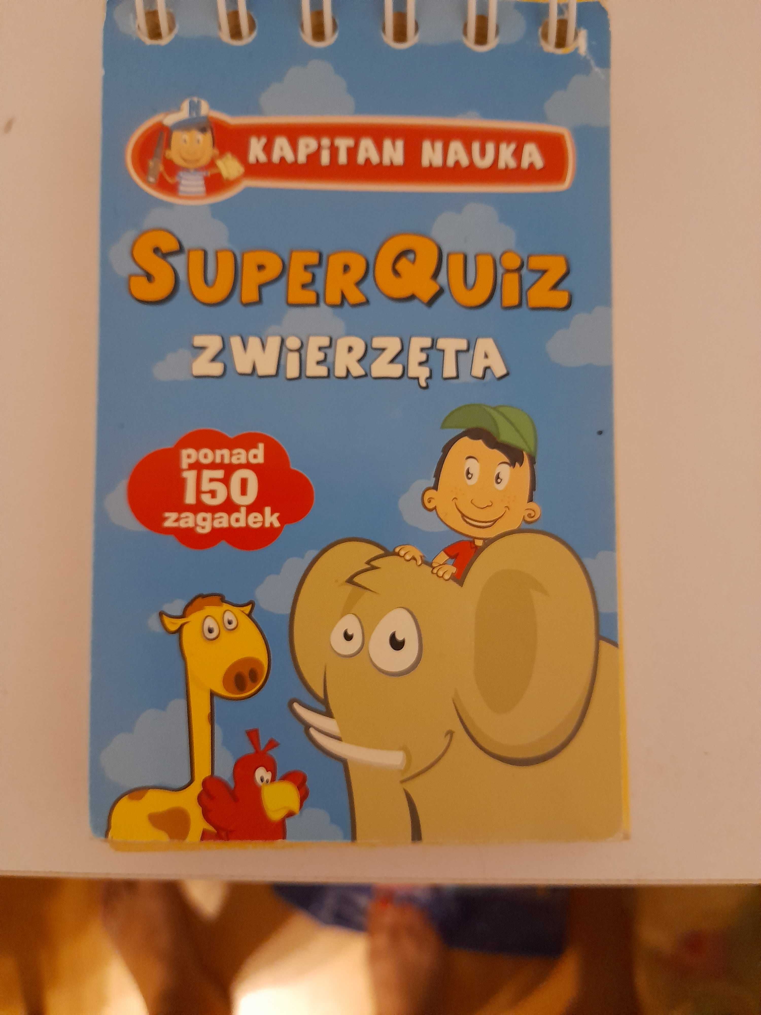 Książeczka super Quiz o zwierzętach