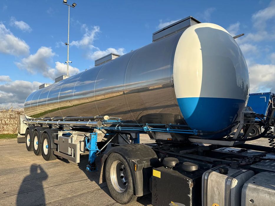 HLW Cysterna spożywcza nierdzewna 3 KOMORY