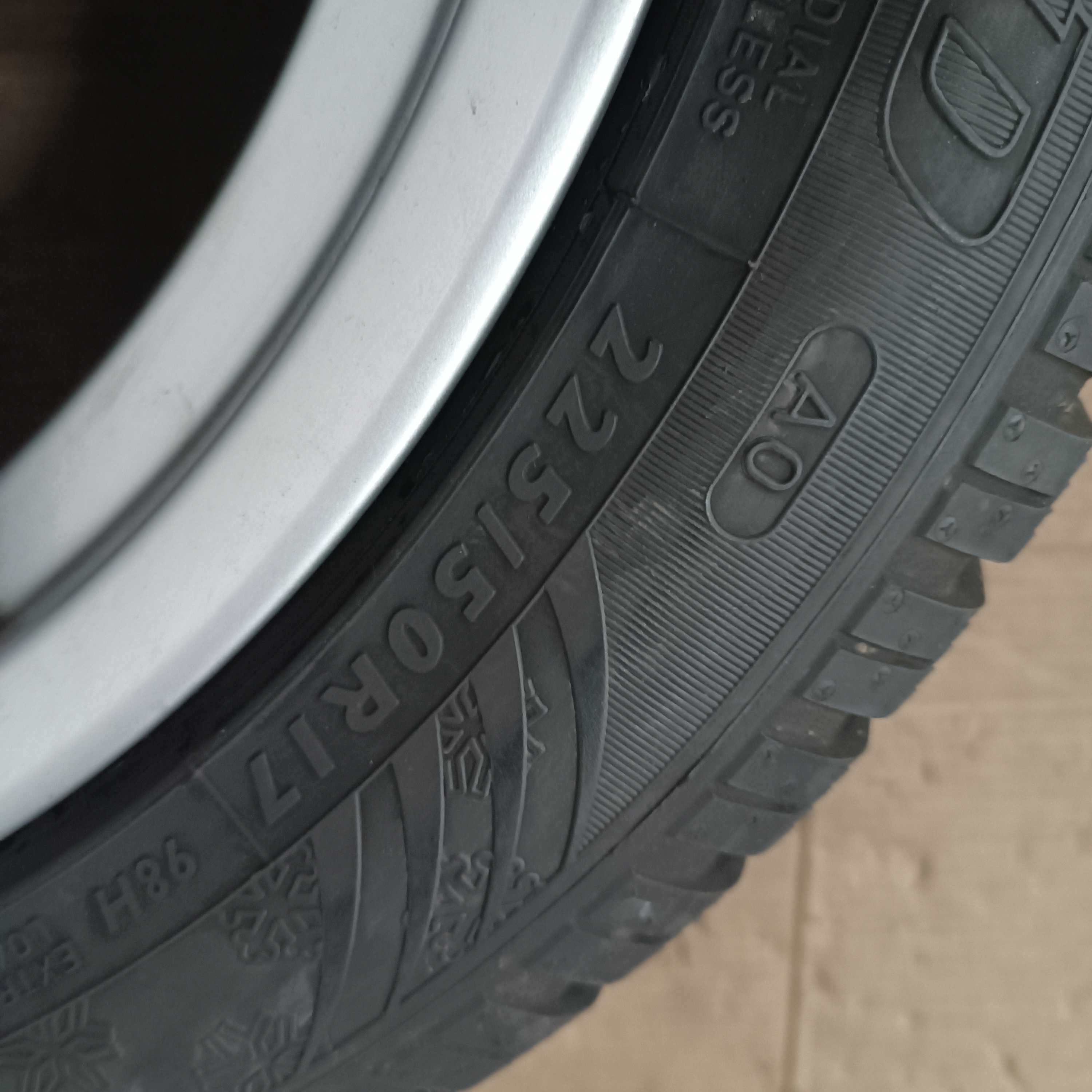 Koła Zimowe 17" 5x112 Audi A3 A4 A5 225/50/R17