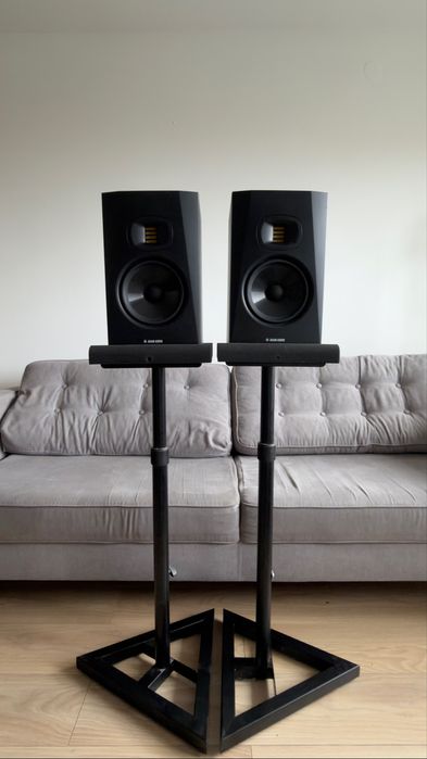 Monitory Adam audio T7V + statywy i podkladki