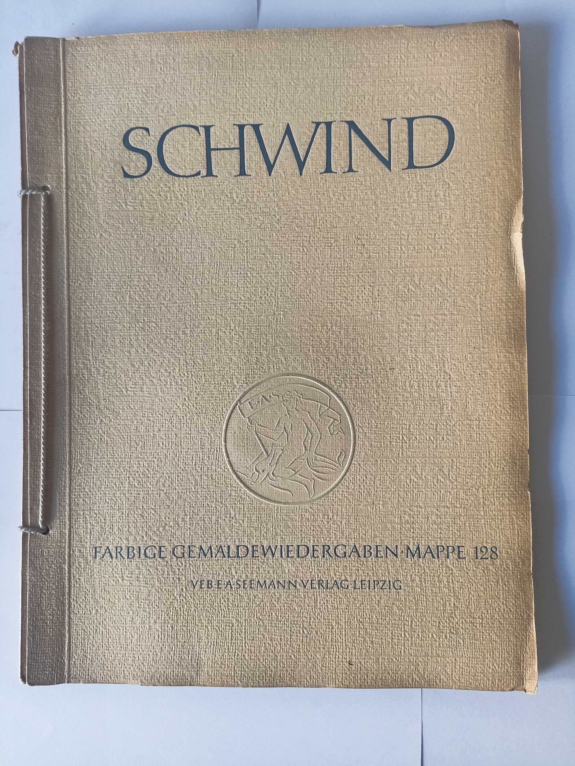Teka z 8 reprodukcjami Moritza von Schwinda 1957 r.