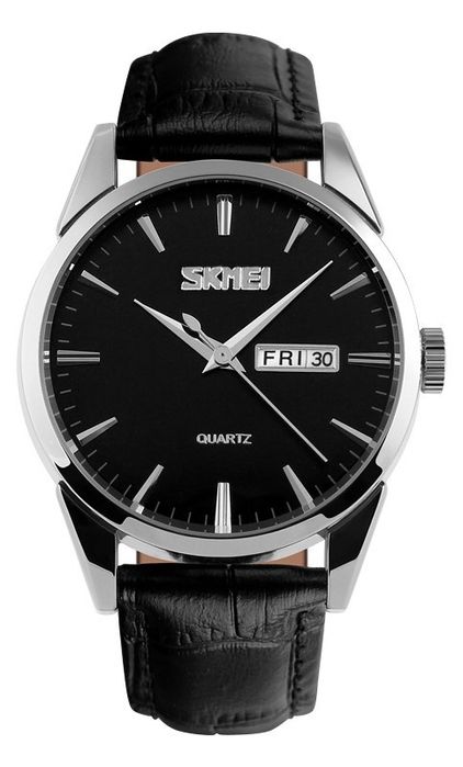 zegarek męski skmei 9073sibk-b + box