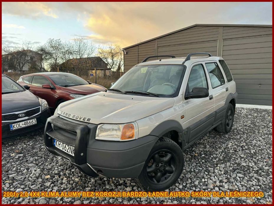 Land Rover Freelander 2001r 2.0 4x4 Klima Alumy Skóry Idealne Do Lasu Bez Korozji Okazja Hak