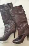Nine west kozaki muszkieterki skóra naturalna 39