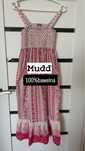 Mudd letnia sukienka falbanka na ramiaczkach zwiewna boho cottagecore