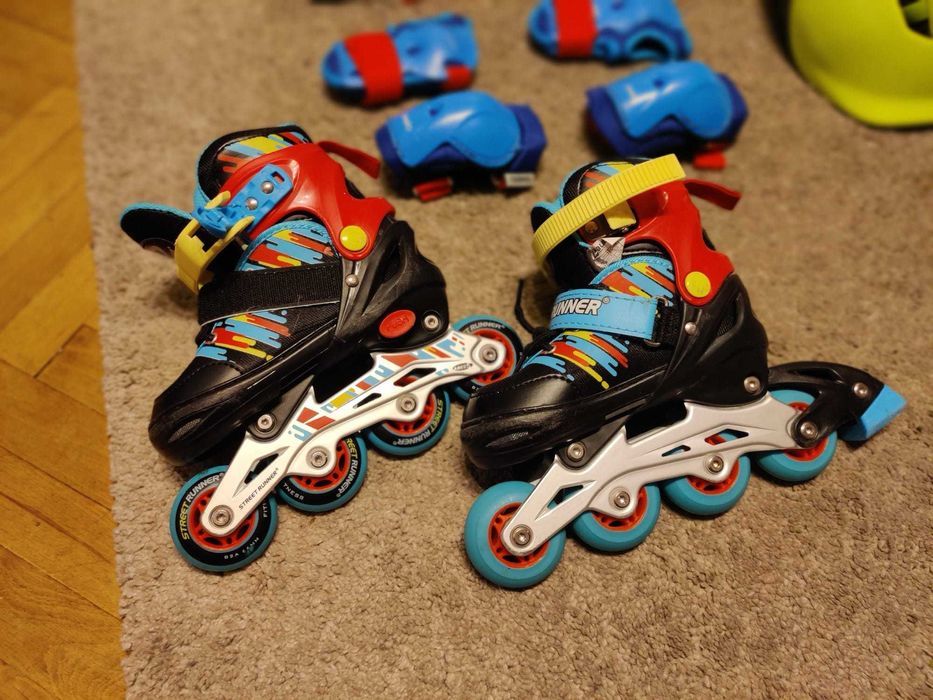 Rolki dziecięce street runner  firmy laubr i akcesoria