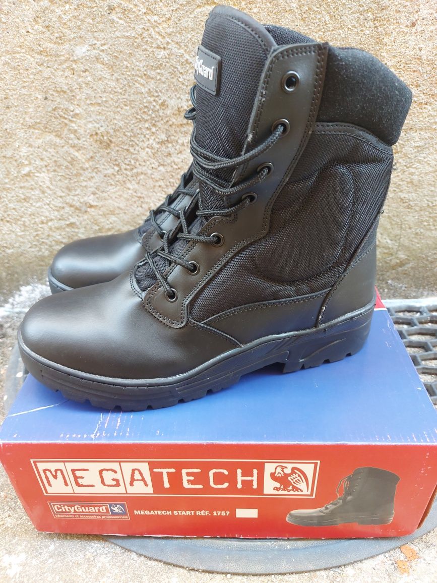 Botas CITYGUARD para Vigilantes, GNR, PSP,  Tamanho 43. Muito leves.