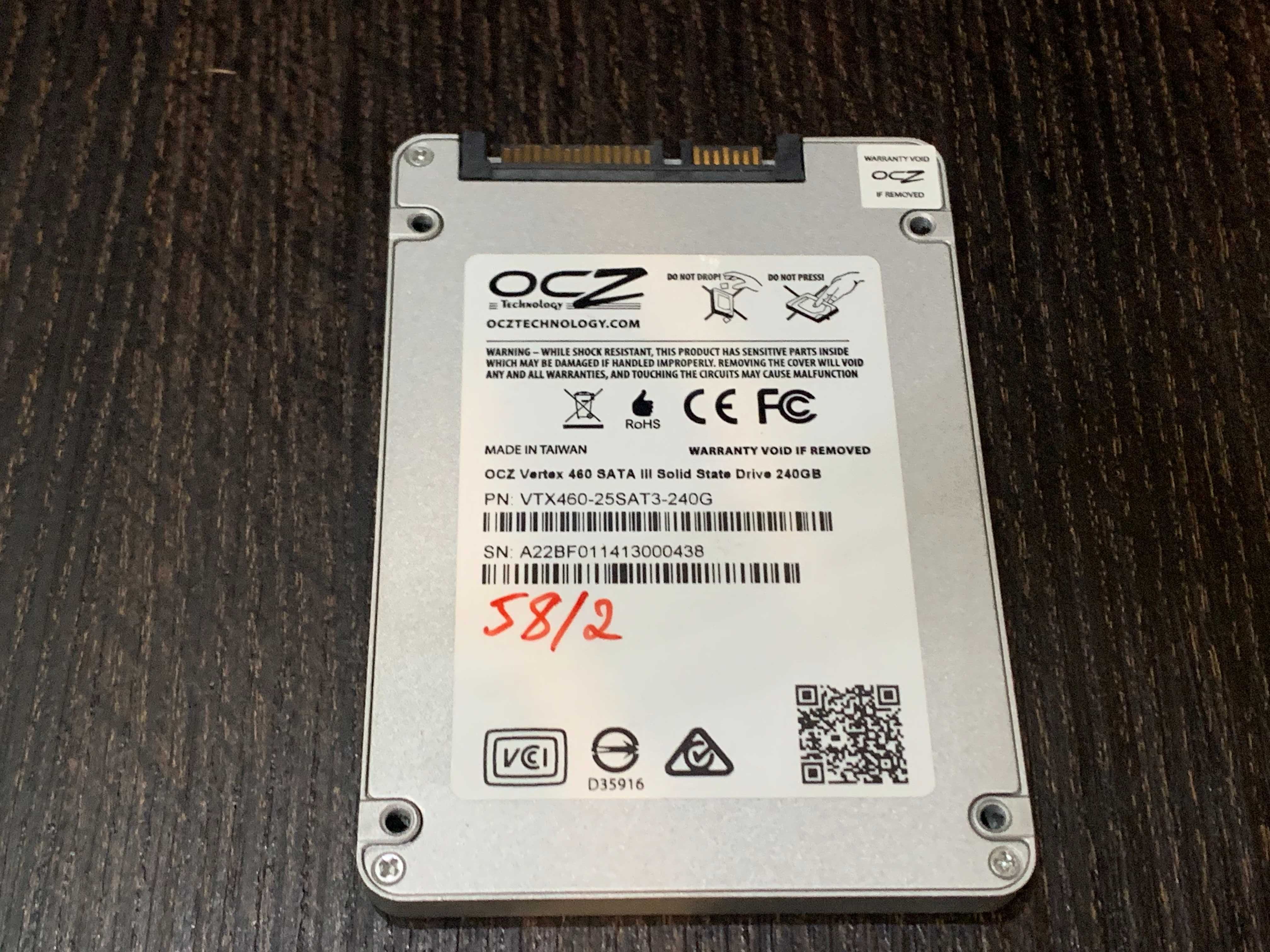 SSD накопитель OCZ VTX460-25SAT3-240G