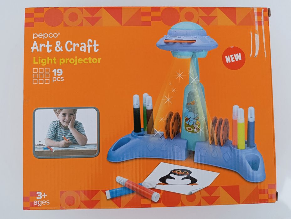 Pepco Art & Craft light projector 48 obrazków projektor do rysowania