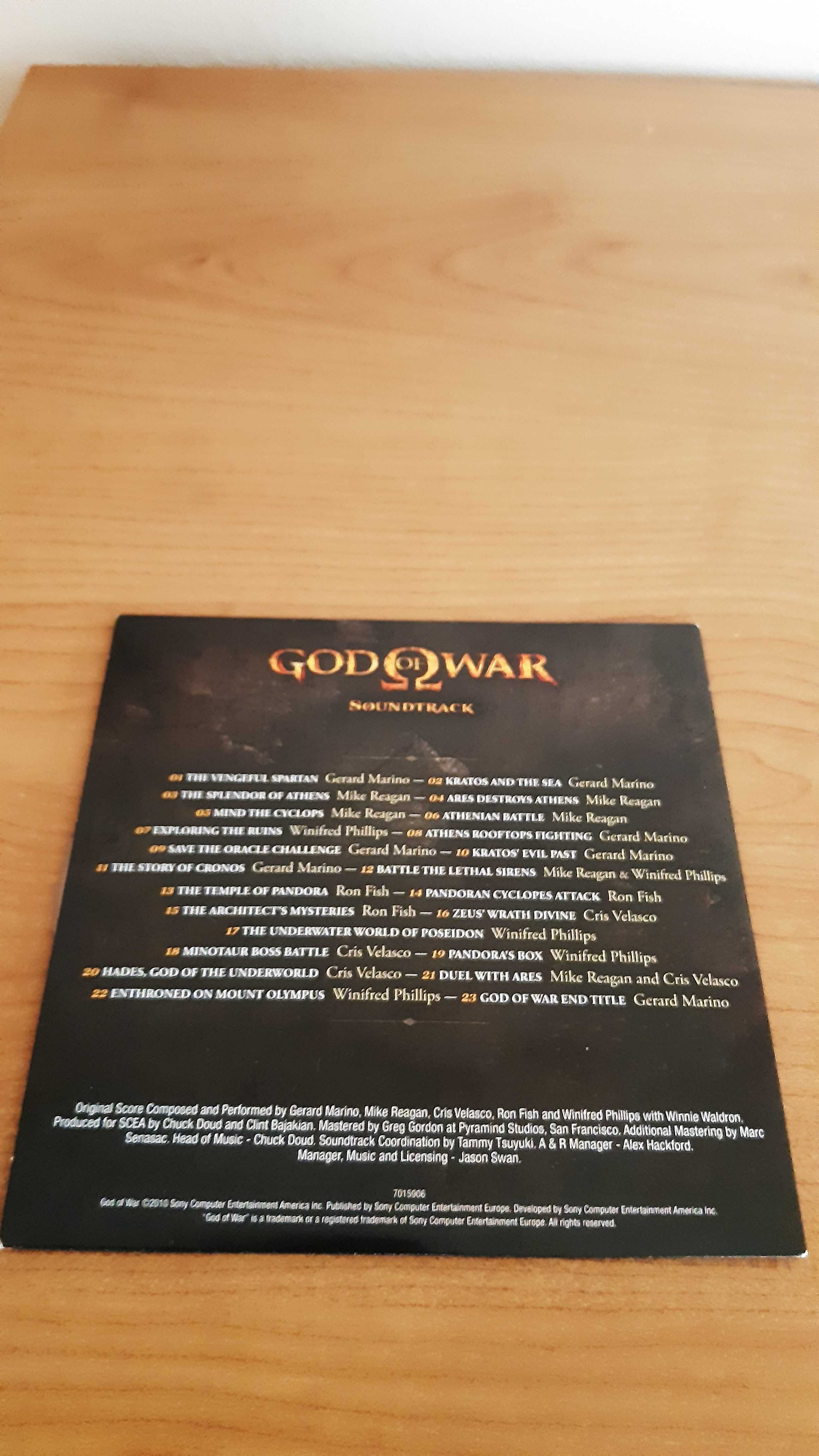 Kolekcja CD :  God of War I, II, & III Soundtrack Collection UNIKAT