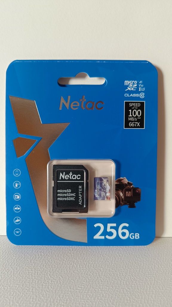Cartão memória  256GB Netac