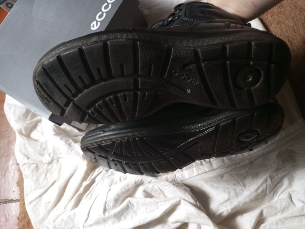 Ботинки мужские трекинговые кожаные ECCO Gore-tex р42 27см оригинал