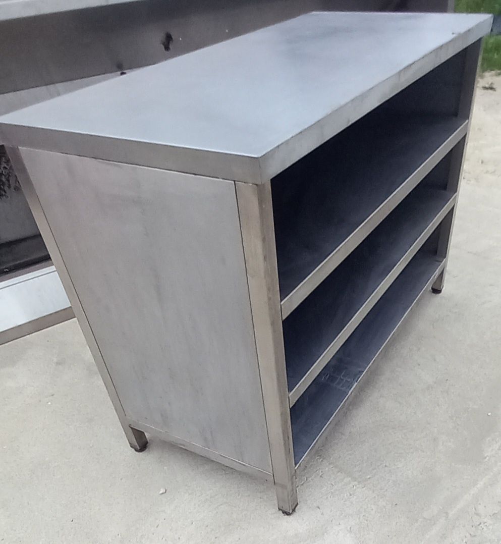 1 bancada inox restauração, 130cm/60cm entrega,  ler toda a descrição