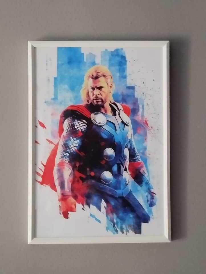Conjunto de Quadros A4 Super Heróis